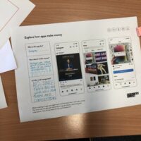 A worksheet exploring how Instagram makes money - completed by two year 7 students. They write that "Instagram steal your data and sell it to other companies...they no (sic) no one will read the terms and conditions."